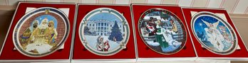 Set Of Four Royal Windsor Holiday Plates