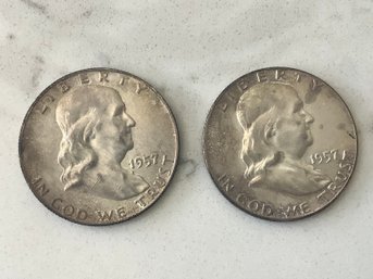 1957 Franklin Half Dollar Coin Lot #149