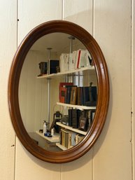 Antqiue 1925- Oval Mahogany Wall Mirror