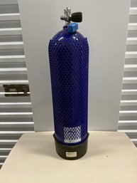 Aluminum Scuba Tank Cylinder W Valve Mesh Sleeve Diving Gear Outdated Tank