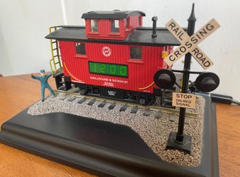 Fun Caboose Shaped Working Clock