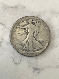 1918 Walking Liberty Half Dollar Coin #157