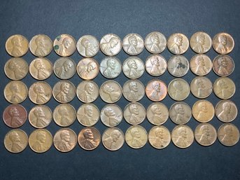 Wheat Pennies Currency Lot #35