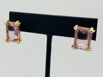 Vintage Swarovski Crystal Stud Earrings