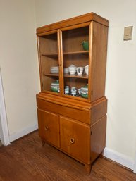 Vintage Thomasville Chair Company Solid Maple Hutch