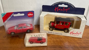 Three Vintage Never Opened Toy Cars