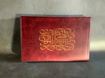 Vintage Christmas Post Card Album