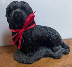 Sweet British Dog Model Made From Coal