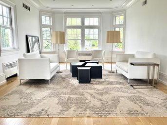 ABC Home Large 12 X 18 Wool & Silk Carpet