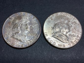 1949 & 1961 Franklin Half Dollars Currency Lot #41