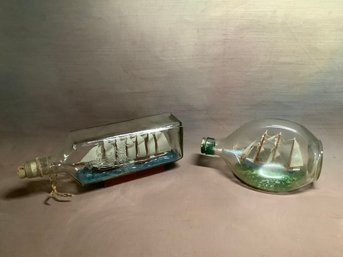 2 Ships In A Bottle