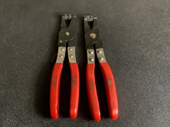 Pair Of Hose Clamp Pliers Tool Lot #4