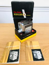 Vintage Cine-Kodak Medallion 8 Movie Camera With Original Box And Manuals