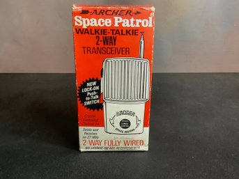 Archer Space Patrol Walkie Talkie 2-way Transceiver