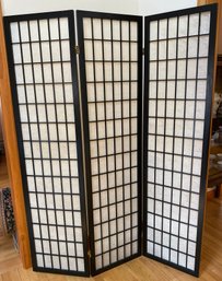 Black Framed Wall Screen