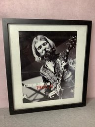 Framed Vintage Duane Allman 1947-71 Photo Art Print #18
