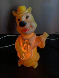 Vintage Yogi Bear Blow Mold Night Light
