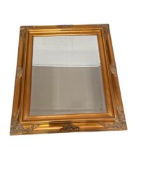 Large Mirror Hollywood Regency Style Gilded Wood Vintage
