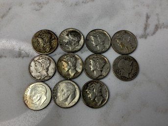 Liberty Dime Coin Lot #2