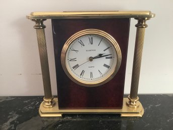 Engraved Hampton Mantel Clock