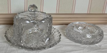 Two Beautiful Cut Glass Pieces