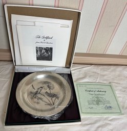 The National Audubon Society The Goldfinch By James Fenwick Lansdowne Sterling Plate
