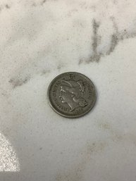 1865 Three Cent Nickel Coin Lot #7