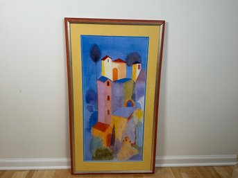 Giulianni Lazzerini Tuscan Landscape Framed Print