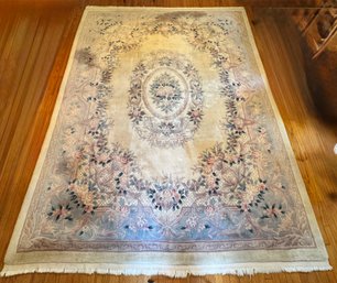 Room Size Wool Blend Chinese Rug