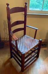 An Antique Early 19th Century Ladder Back Chair