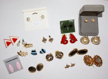 16 Pairs Of Earrings