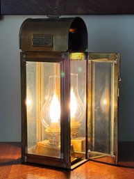 Antique Boatswain British Nautical Electrified Oil Lantern