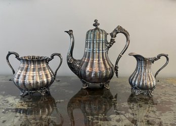 Antique Victorian British Silver Plated Coffee Tea Server