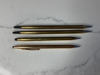 Cross Gold Toned Pen Lot