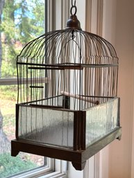 Antique Brass Decorative Bird Cage