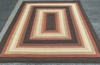 A Large Woven Wool Area Rug