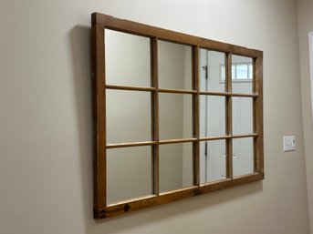 A Fantastic Vintage French Door Converted To A Wall Mirror