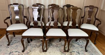 Set Of Eight Henredon Aston Court Dining Room Chairs