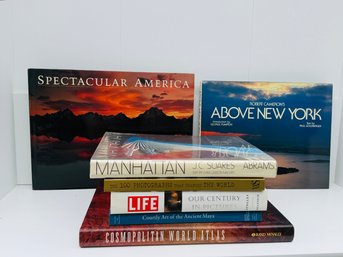 America And New York Coffee Table Books - Set Of 5