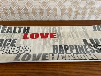 Health, Love, And Happiness Ceramic- Signed