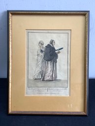 The Costume Of The Kingdom Of Holland At The Begining Of The Nineteenth Century Framed Lithograph