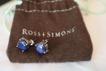 Sterling Sapphire Earrings From Ross And Simons (a)