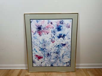 Harriet Chaprack Kapel Floral Watercolor Framed Print