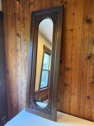 Dark Wooden Wall Mirror
