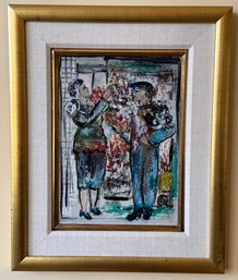 Oil On Board Signed Lower Right