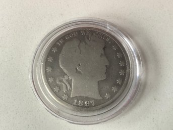 1897 Barber Silver Half-Dollar #106