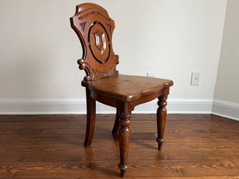 An Antique Victorian Side Chair - Solid