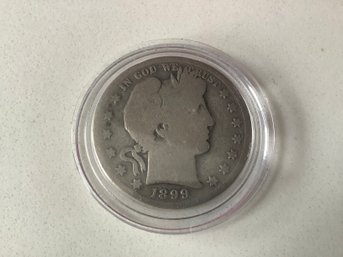1899 Barber Silver Half-Dollar #108