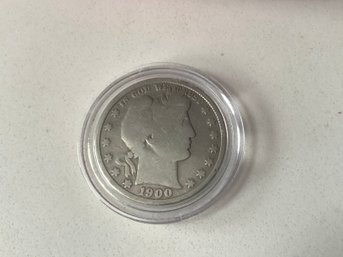 1900 Barber Silver Half-Dollar #109