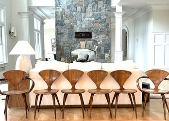 Set Six Norman Cherner Chairs
